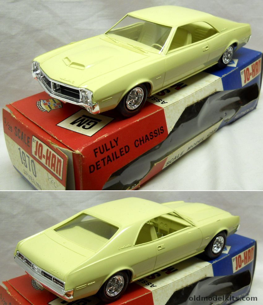 Jo-Han 1/25 1970 AMC Javelin Promo With Original Box plastic model kit